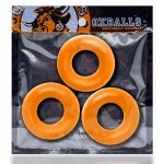 Fat Willy 3-Pack Jumbo Cockring - Orange